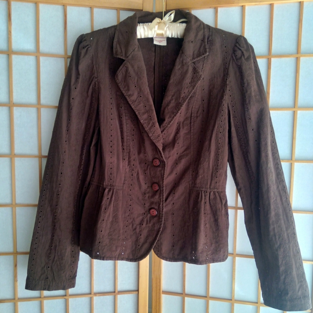 Faded Glory Dark Brown Women's Blazer